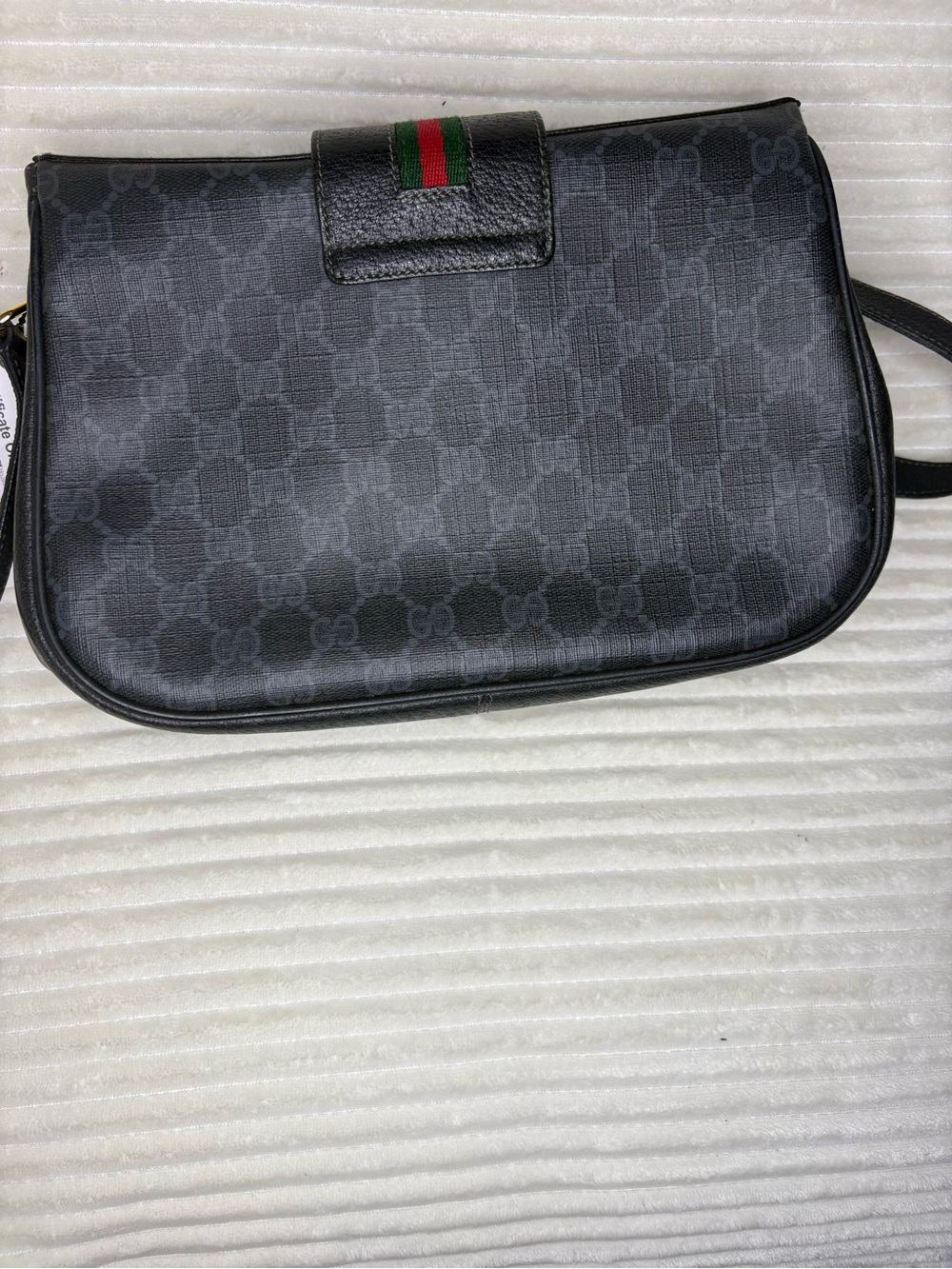 Gucci Vintage GG Monogram Supreme Sherry Web Ophidia Crossbody Bag w COA - Picture 10 of 16